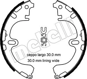 Brake Shoe Set (53-0433)
