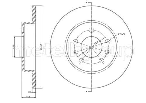 Brake Disc (23-0535)