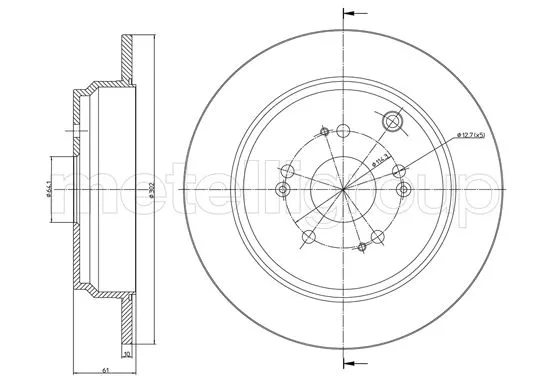 Brake Disc (23-1276C)