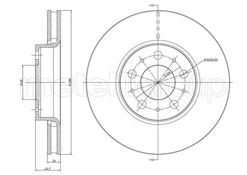 Brake Disc (23-0560C)