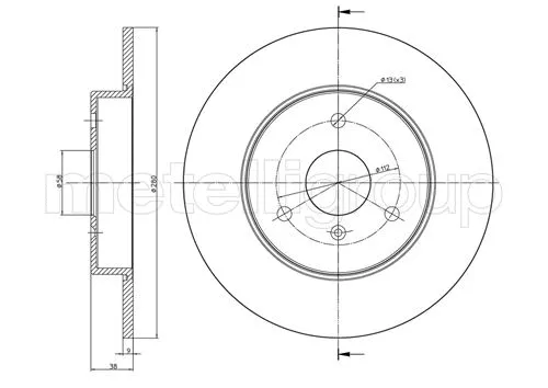 Brake Disc (23-0538C)
