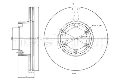 Brake Disc (23-0116)