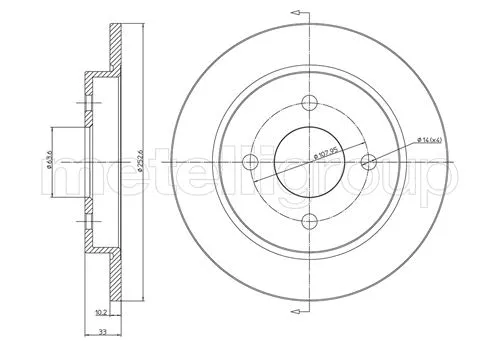 Brake Disc (23-0542C)