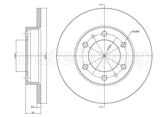 Brake Disc (23-1671C)