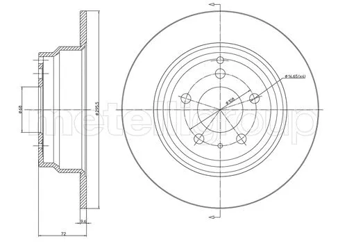 Brake Disc (23-0376C)