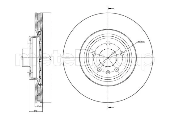 Brake Disc (23-1247C)
