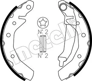 Brake Shoe Set (53-0046)