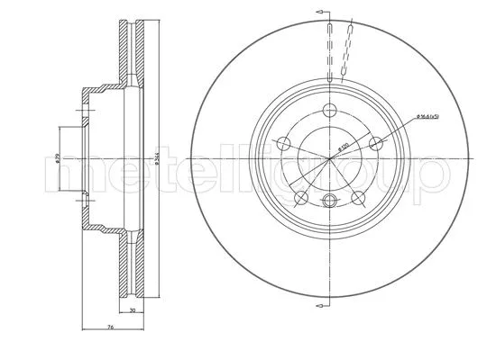 Brake Disc (23-1357C)