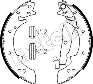 Brake Shoe Set (53-0475)