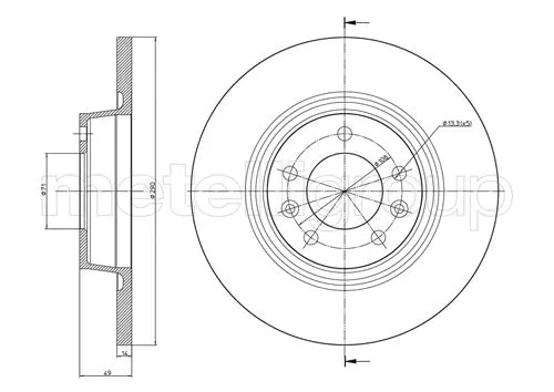 Brake Disc (23-0888C)