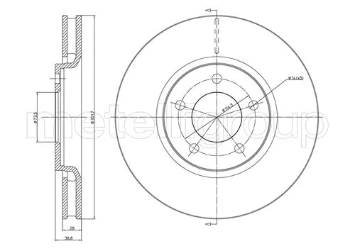 Brake Disc (23-0780C)