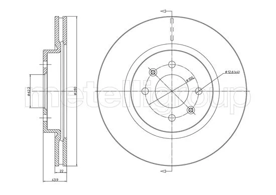 Brake Disc (23-1365C)