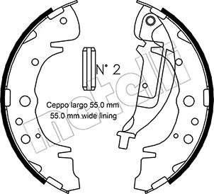 Brake Shoe Set (53-0180)