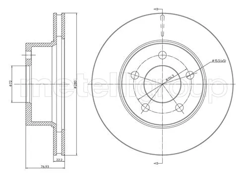 Brake Disc (23-0332)