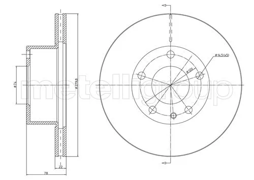 Brake Disc (23-0061)
