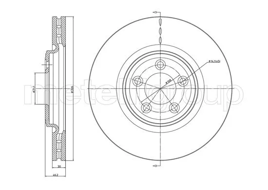 Brake Disc (23-1423C)