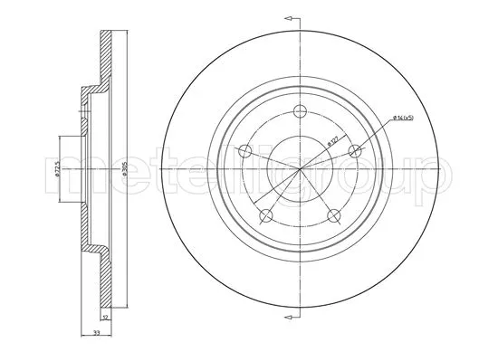 Brake Disc (23-1382C)