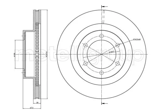 Brake Disc (23-0968C)