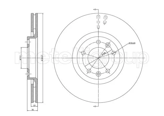 Brake Disc (23-1037C)