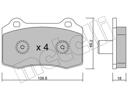 Brake Pad Set, disc brake
