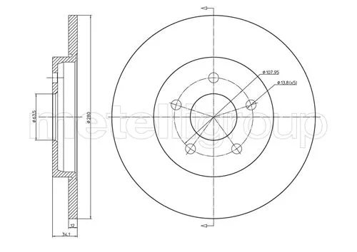 Brake Disc (23-0683C)