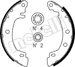 Brake Shoe Set (53-0353)
