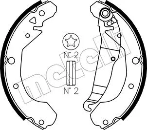 Brake Shoe Set (53-0048)