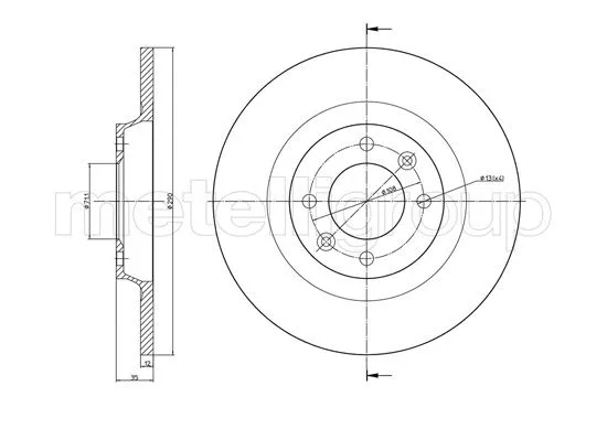 Brake Disc (23-1393C)