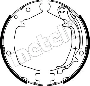 Brake Shoe Set, parking brake (53-0179Y)