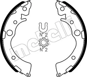 Brake Shoe Set (53-0155)