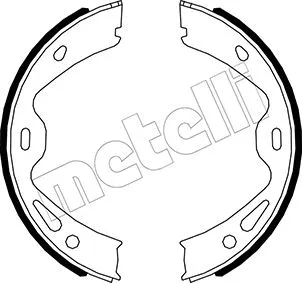 Brake Shoe Set, parking brake (53-0512)