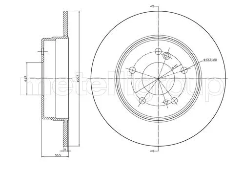 Brake Disc (23-0277C)