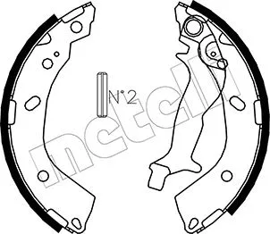 Brake Shoe Set (53-0178)