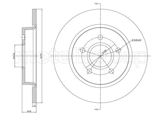 Brake Disc (23-1242C)