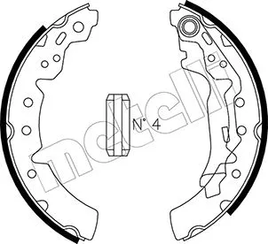 Brake Shoe Set (53-0432)