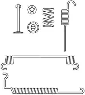 Accessory Kit, brake shoes (K444)