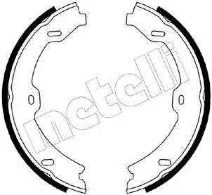 Brake Shoe Set, parking brake (53-0247)