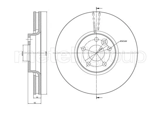 Brake Disc (23-1272C)