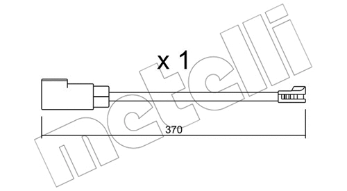 Warning Contact, brake pad wear (SU.339)