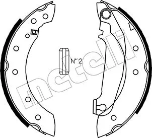 Brake Shoe Set (53-0476)