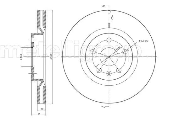 Brake Disc (23-1007C)