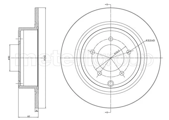 Brake Disc (23-1223C)