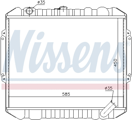 Radiator, engine cooling