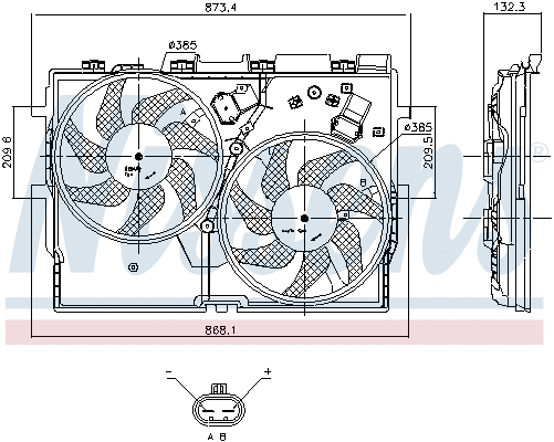 Fan, engine cooling