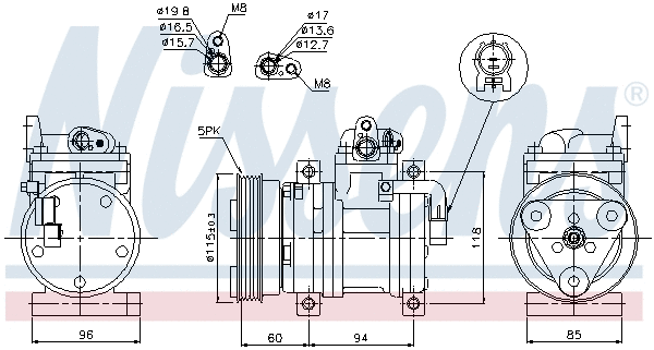 Compressor, air conditioning