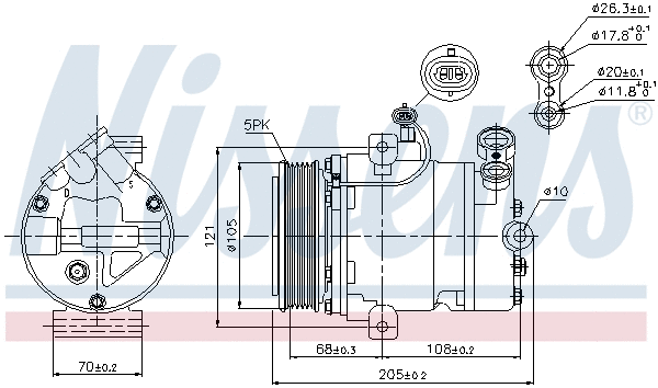 Compressor, air conditioning