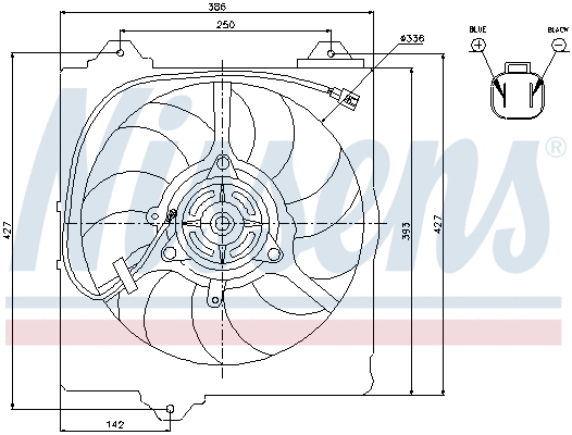 Fan, engine cooling
