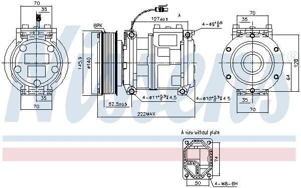 Compressor, air conditioning