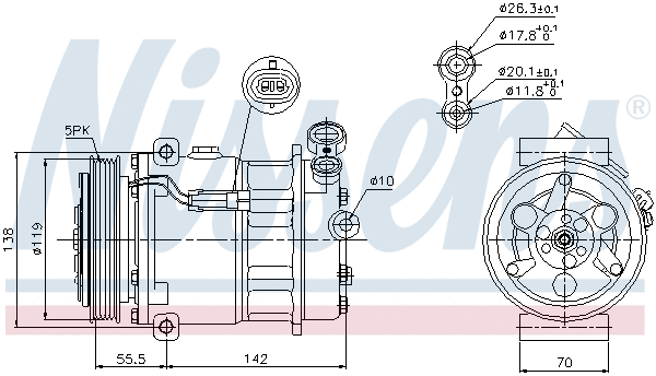 Compressor, air conditioning