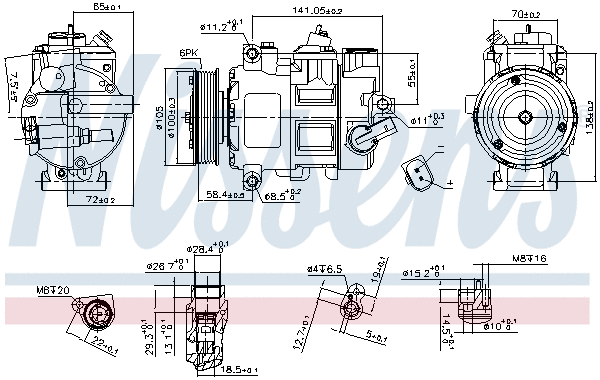 Compressor, air conditioning